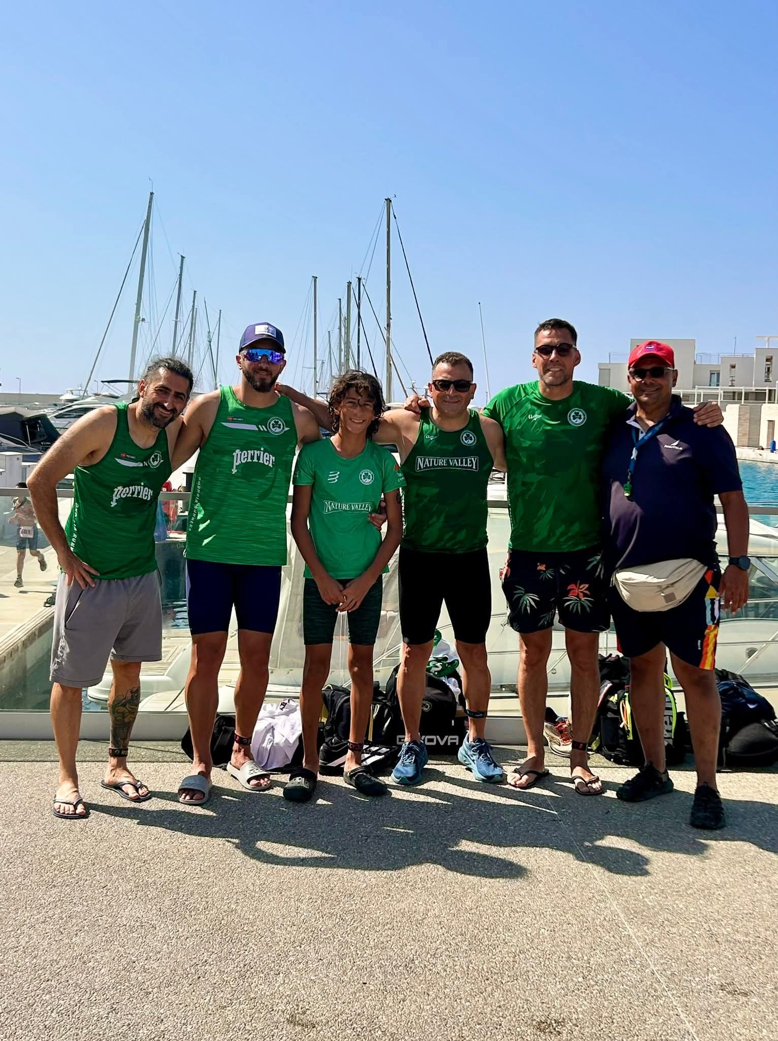 🏊‍♂️🏃‍♂️☘️Συνδύασαν τρέξιμο και κολύμβηση οι δρομείς μας